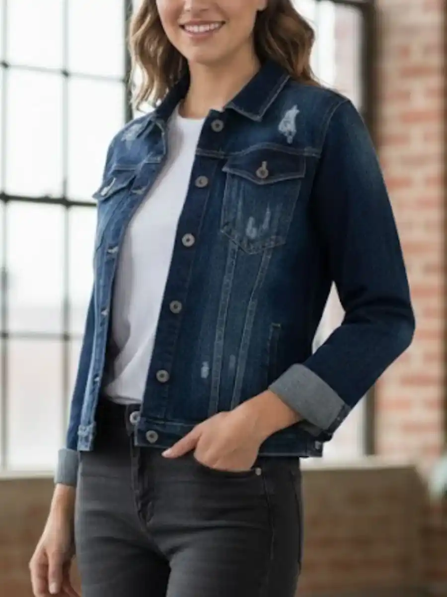 ModaFesta -dark blue-washed-denim-summer-jacket